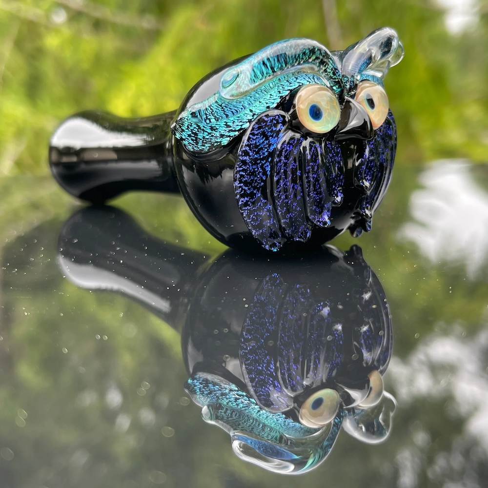 Midnight Streak Spoon Pipe Dry Pipe Tako Glass 2