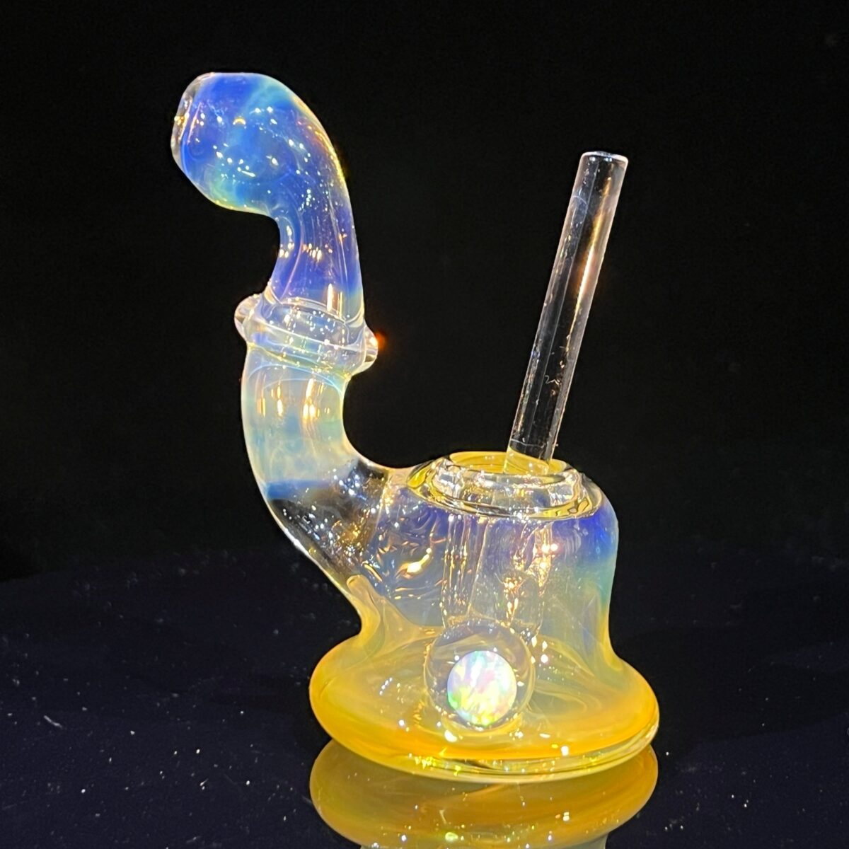 Fumed Opal Hash Sherlock - Tako Glass