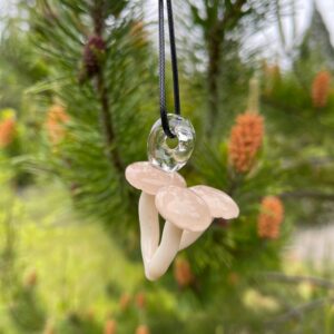 Mushroom Glass Pendant Accessory GXG Studio
