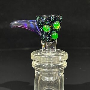 Horned Crushed Opal Martini Slide Accessory Sandberg Glass