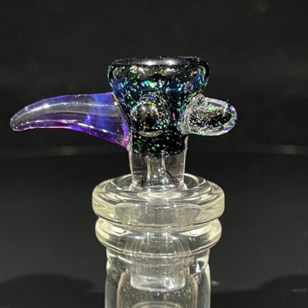Horned Crushed Opal Martini Slide Accessory Sandberg Glass