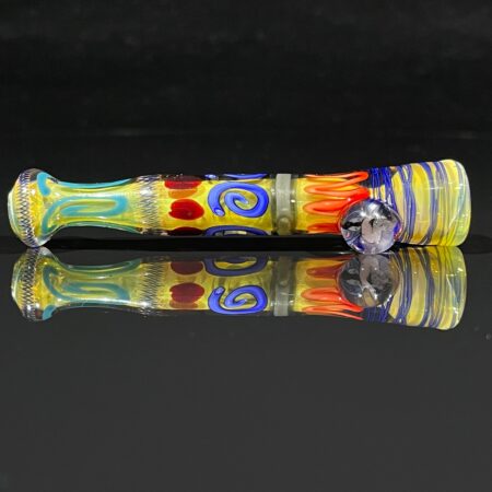 Character Millie Inside Out Chillum Glass Pipe Matty White