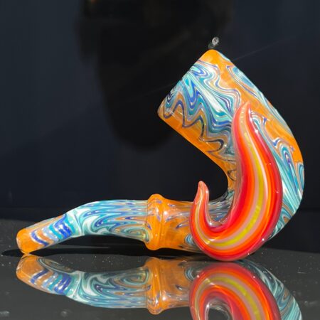 Heady Saxophone Sherlock Glass Pipe Slob Glass