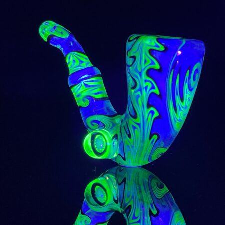 Heady Saxophone Sherlock Glass Pipe Slob Glass