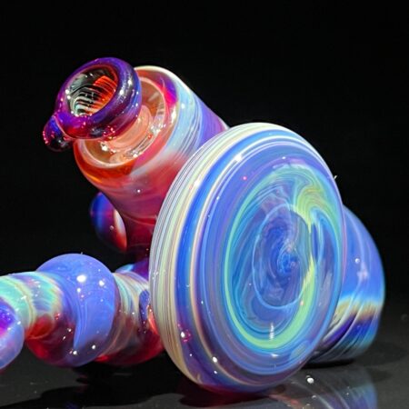 10 MM Heady Layback Bubbler Glass Pipe Slob Glass