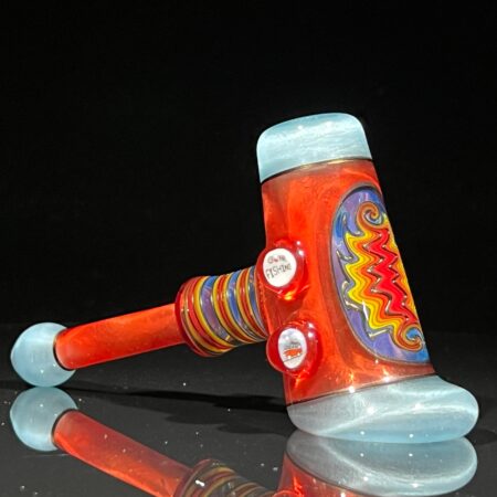 Gone Fishing Reversal Hammer Pipe Glass Pipe Keys Glass