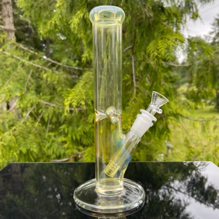 10" Fume Straight Tube Bong Glass Pipe TG