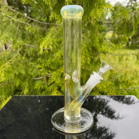 10" Fume Straight Tube Bong Glass Pipe TG