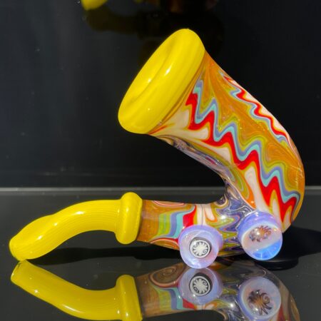Heady Saxophone Sherlock Glass Pipe Slob Glass