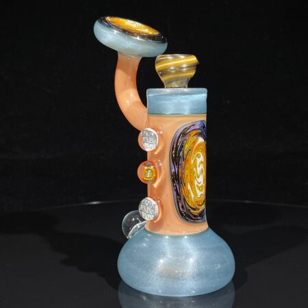 Cash Money Upright Bubbler Glass Pipe Keys Glass