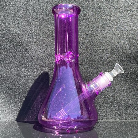 Bright Purple 10" Thick 9 mm Bong Glass Pipe TG