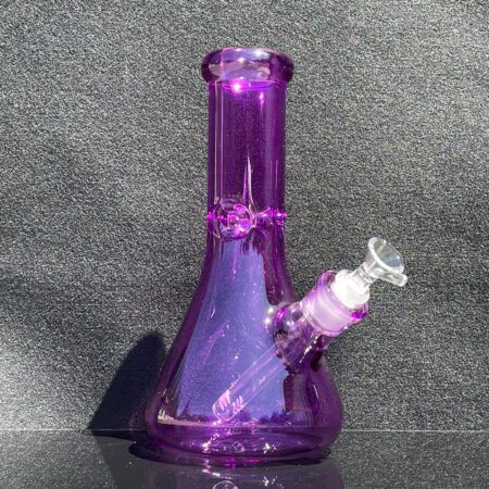 Bright Purple 10" Thick 9 mm Bong Glass Pipe TG
