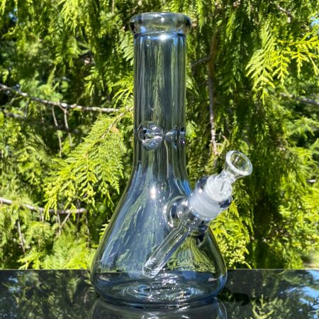 Smoke Gray 10" Thick 9 mm Bong Glass Pipe TG