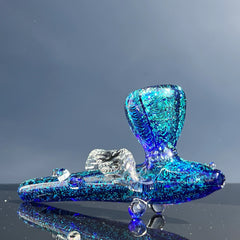 Heady Glass Pipe by Fiona Phoenix Fire