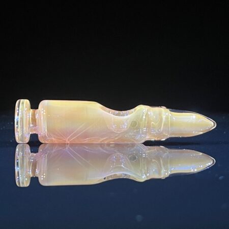 Gold Fumed Bullet Pipe Glass Pipe TG