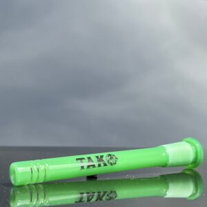 14mm Jade Green Tako Logo Downstem Accessory Tako Glass