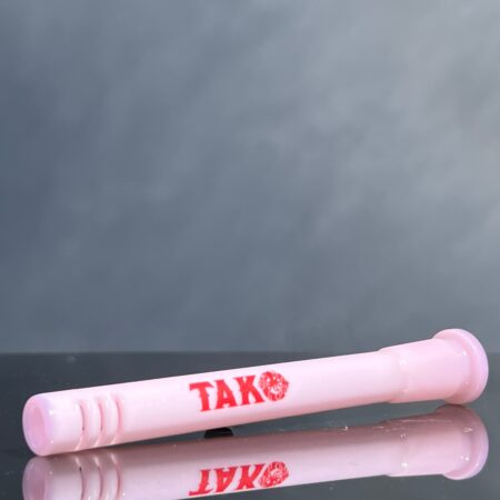 14mm Milky Pink Tako Logo Downstem Accessory Tako Glass
