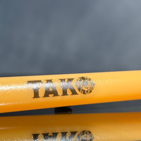 14mm Topaz Tako Logo Downstem Accessory Tako Glass Black 3"