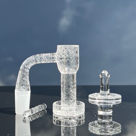 14 mm 90° Seed of Life Quartz Control Tower Accessory TG