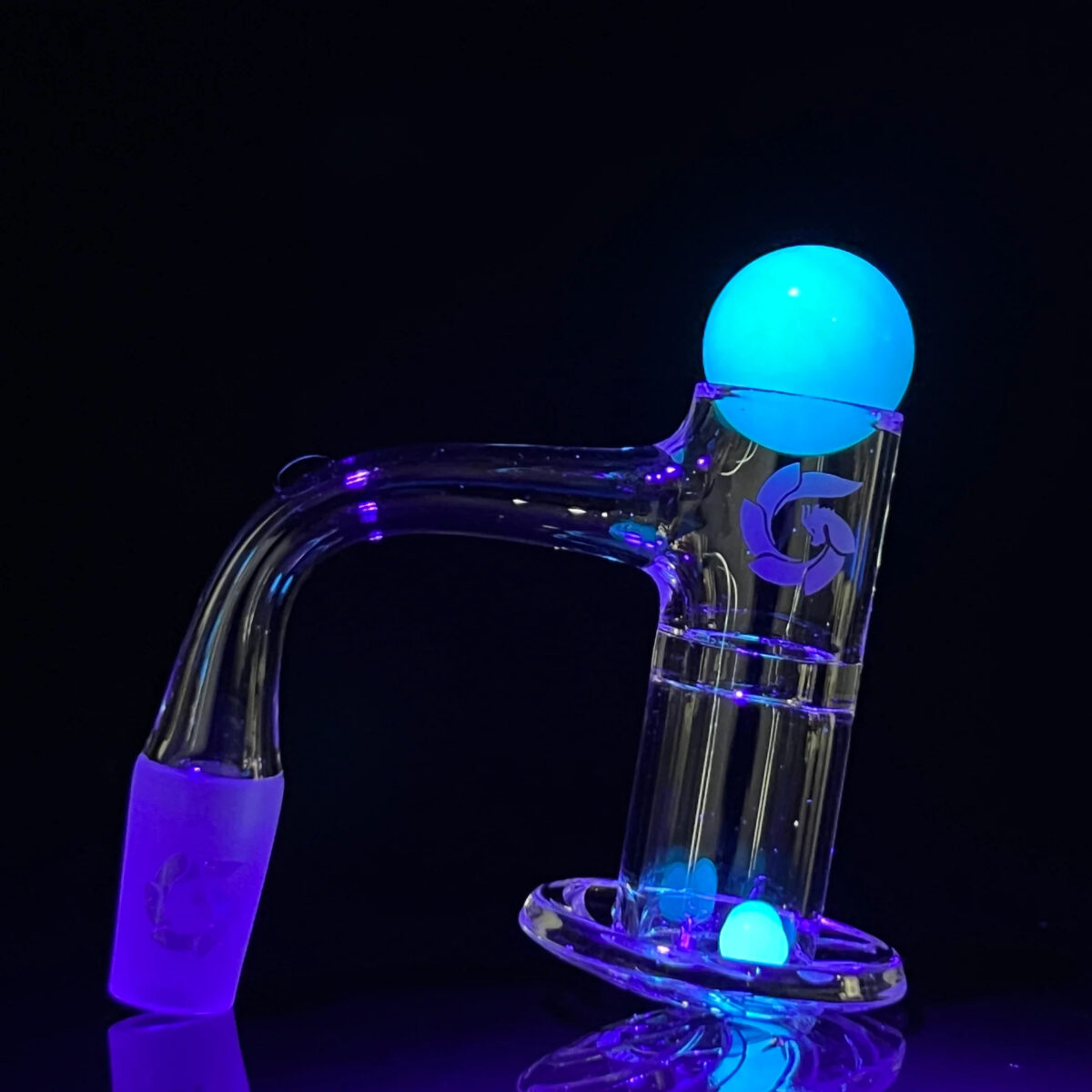 14 mm 90° Seed of Life Quartz Control Tower Accessories Tako Glass 2