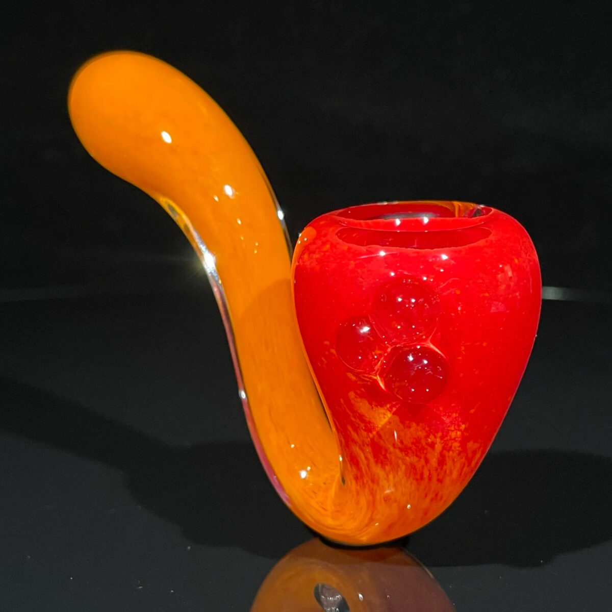 Blue Jellyfish Spoon Pipe Dry Pipe Tako Glass 2