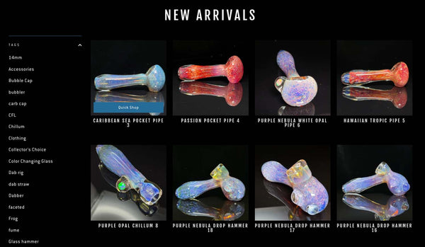 Available Glass Pipes