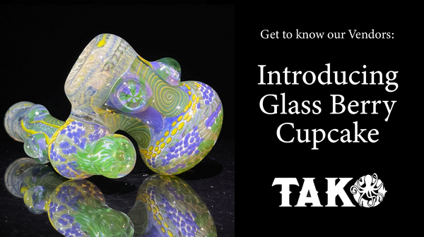 Glass Berry Cupcake - Tako Glass
