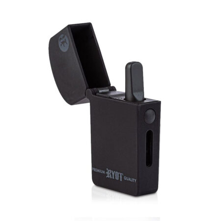 VERB 510 FLIP Threaded Battery Oil Vaporizer by Ryot Glass Pipe Ryot Black
