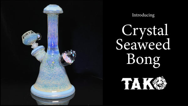 Crystal Seaweed Glass Bong