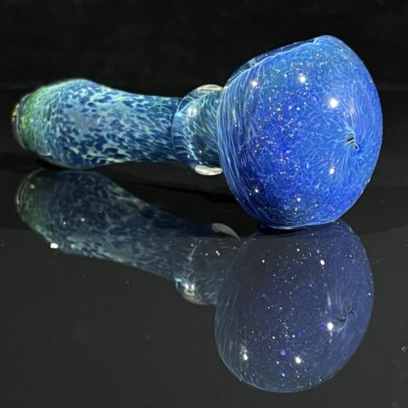 Blue Frit Maria Glass Pipe