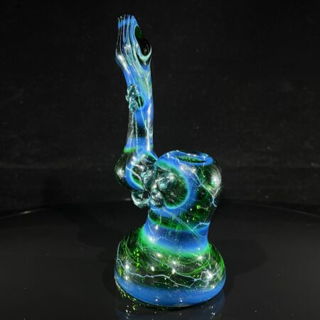 Storm Surge Glass Bubbler Glass Pipe Sable Haze