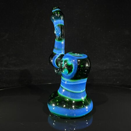 Storm Surge Glass Bubbler Glass Pipe Sable Haze