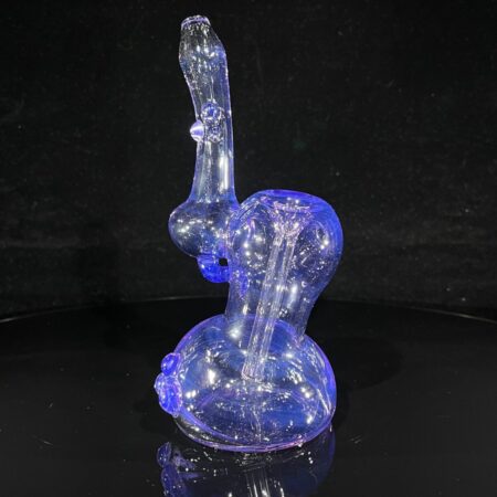 Lavender Marble Bubbler Glass Pipe Sable Haze