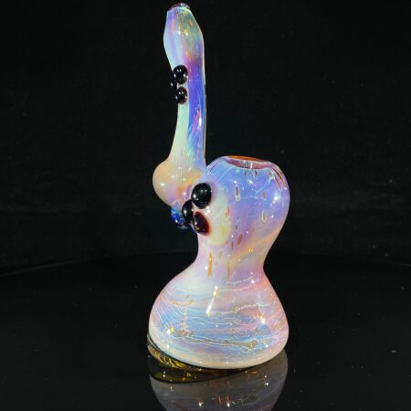 Boreal Sky Glass Bubbler Glass Pipe Sable Haze