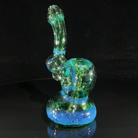 Smooth as Frit Bubbler Glass Pipe Sable Haze
