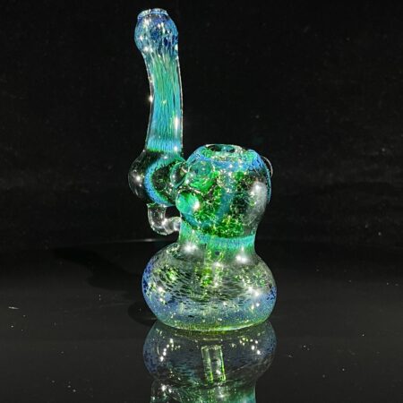 Smooth as Frit Bubbler Glass Pipe Sable Haze