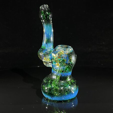 Smooth as Frit Bubbler Glass Pipe Sable Haze