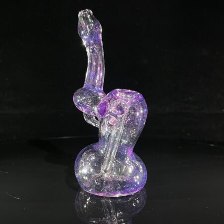 Smooth as Frit Bubbler Glass Pipe Sable Haze