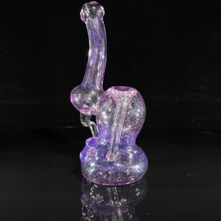Smooth as Frit Bubbler Glass Pipe Sable Haze