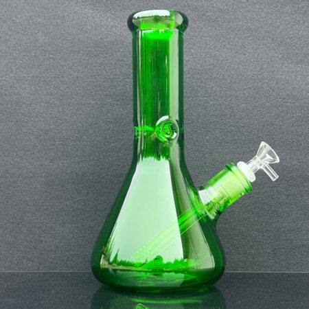 Emerald Green 10" Thick 9 mm Bong Glass Pipe TG
