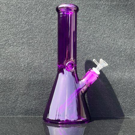 Bright Purple 12" Thick 9 mm Bong Glass Pipe TG