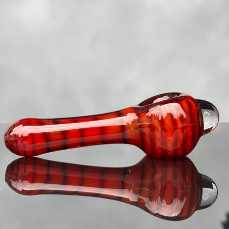 Rose Red Coil Glass Pipe Glass Pipe Schutz Glass