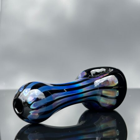 Midnight Streak Spoon Pipe Glass Pipe Schutz Glass