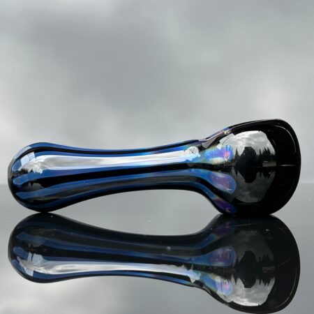 Midnight Streak Spoon Pipe Glass Pipe Schutz Glass