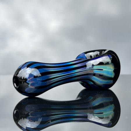 Midnight Streak Spoon Pipe Glass Pipe Schutz Glass