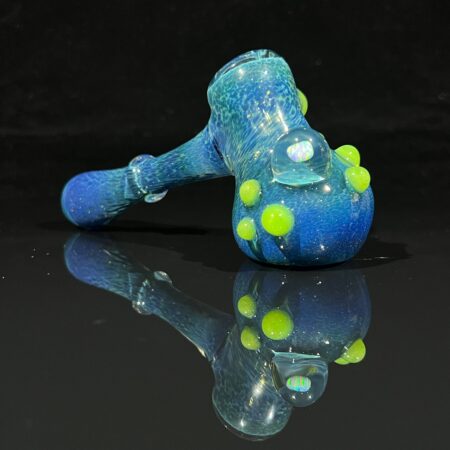 Opal Marble Hammer Bubbler Glass Pipe Beezy Glass
