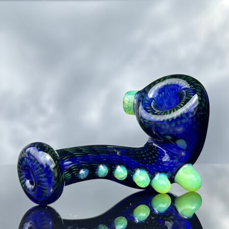 Snakeskin Sherlock Pipe Glass Pipe Firekist Glass
