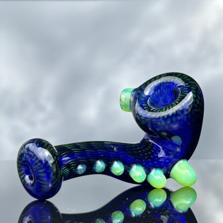 Snakeskin Sherlock Pipe Glass Pipe Firekist Glass