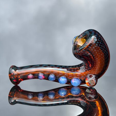 Snakeskin Sherlock Pipe Glass Pipe Firekist Glass