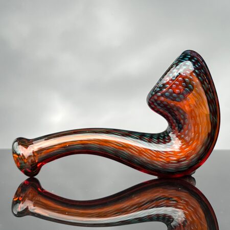 Snakeskin Sherlock Pipe Glass Pipe Firekist Glass